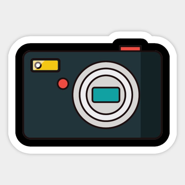 vintage Camera 3 Sticker by Donperion